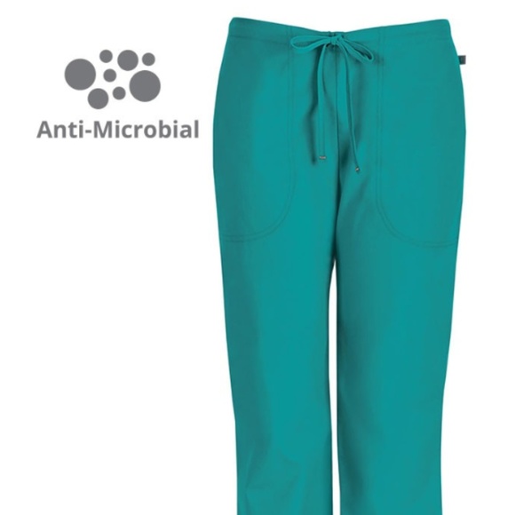 Code Happy Medical Uniform Pant 46002 Teal LP - Picture 2 of 2